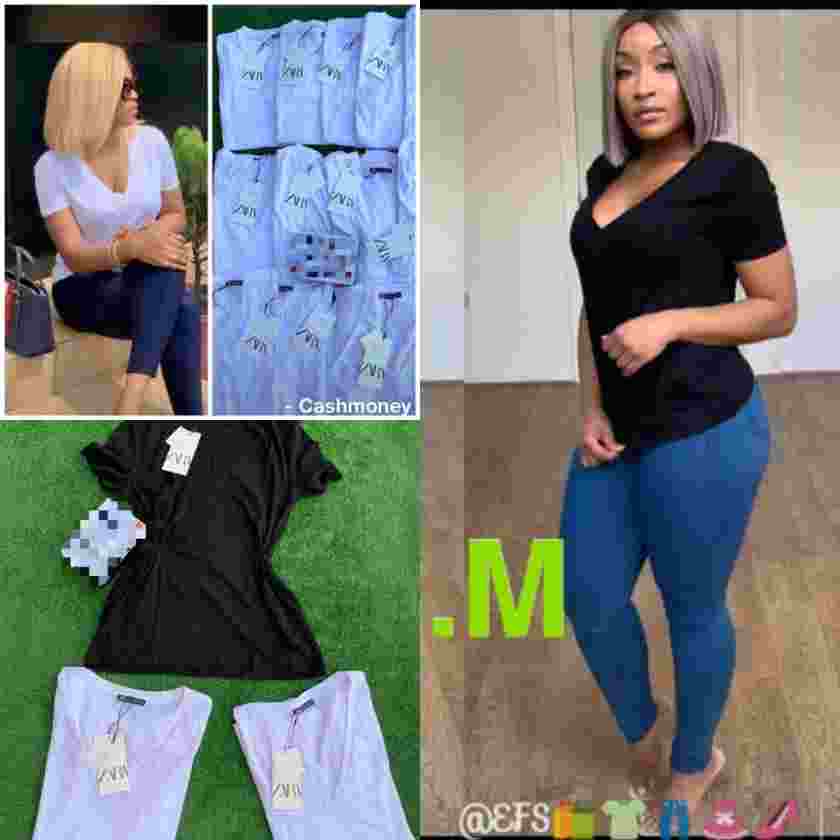 Female V-neck top
