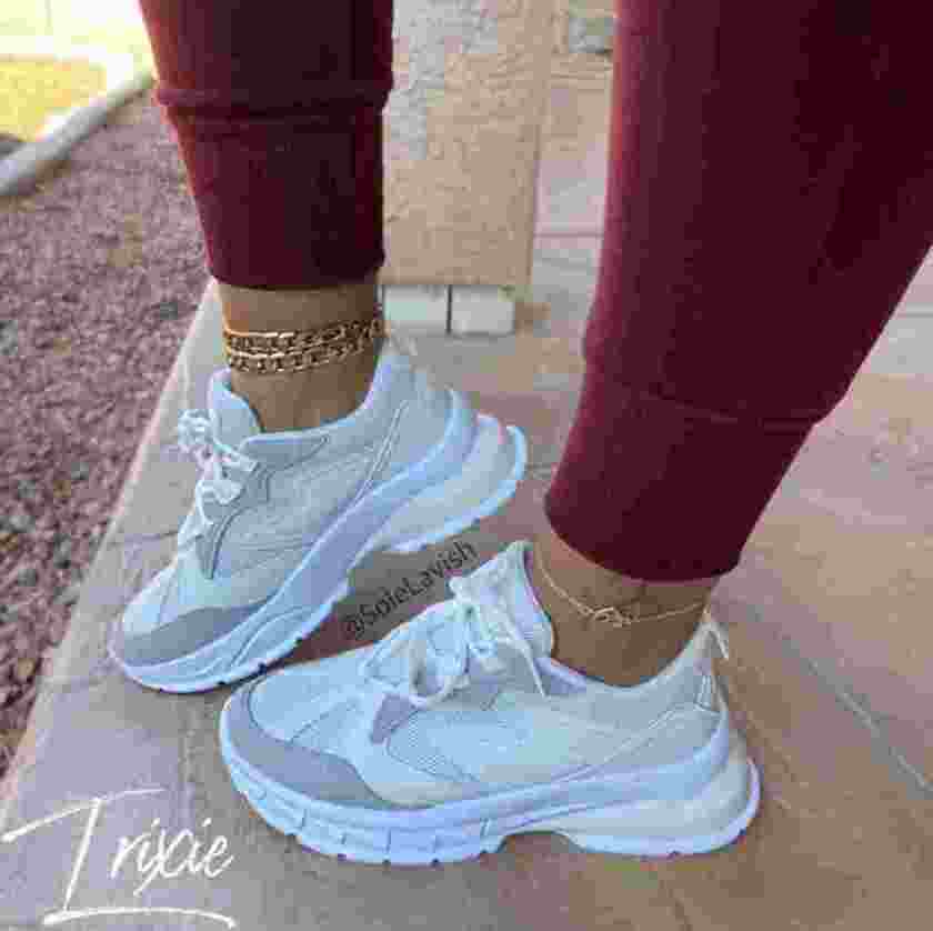 Female White Sneakers